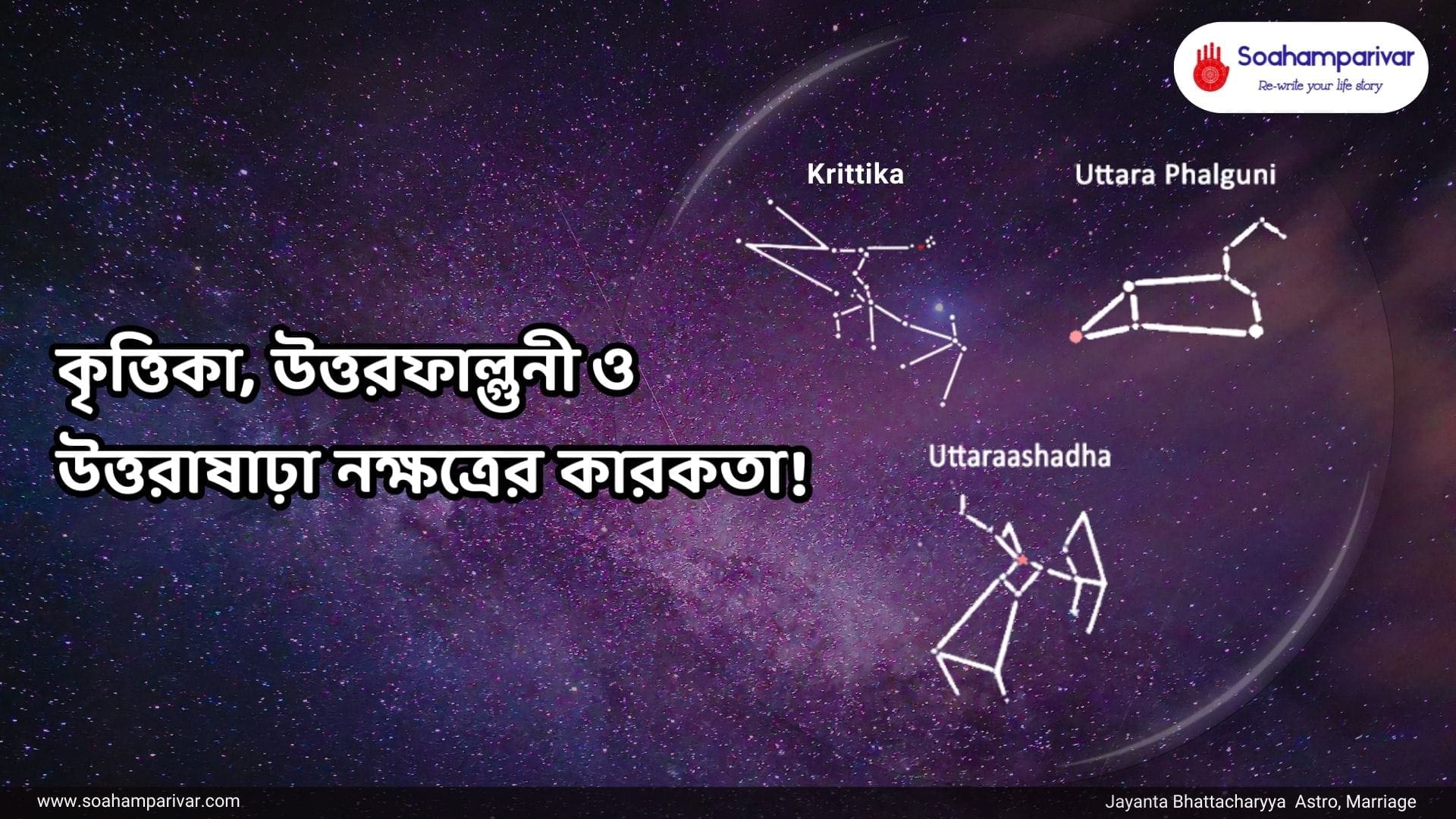 কৃত্তিকা, উত্তরফাল্গুনী ও উত্তরাষাঢ়া নক্ষত্রের কারকতা 1