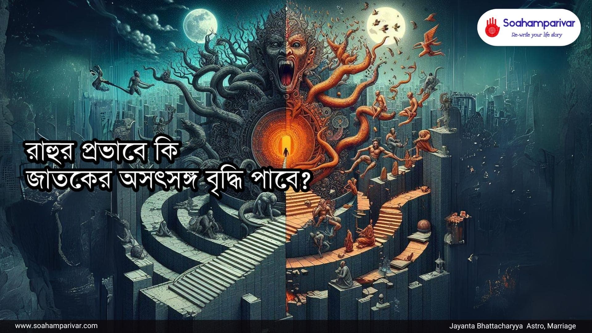 রাহুর প্রভাবে কি জাতকের অসৎসঙ্গ বৃদ্ধিপাবে