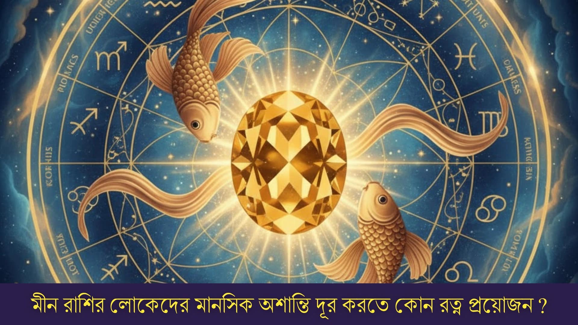 মীন রাশির লোকেদের মানসিক অশান্তি দূর করতে কোন রত্ন প্রয়োজন