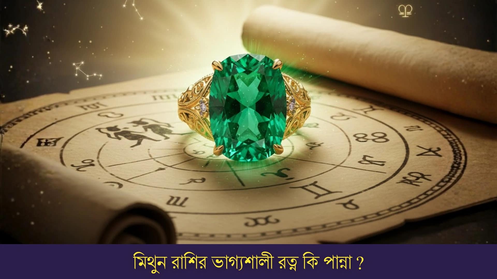 মিথুন রাশির ভাগ্যশালী রত্ন কি পান্না ?