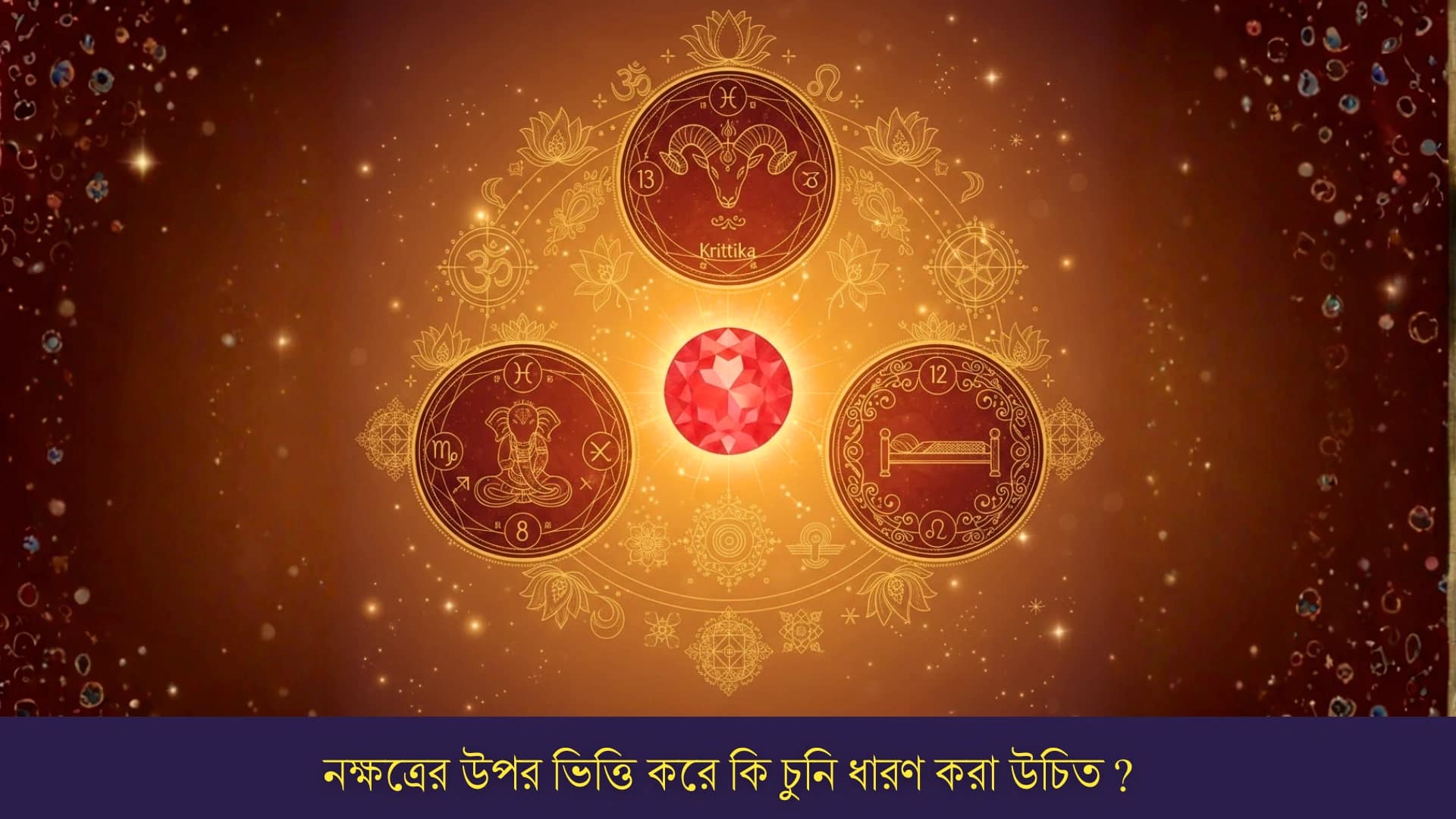 নক্ষত্রের উপর ভিত্তি করে কি চুনি ধারণ করা উচিত ?